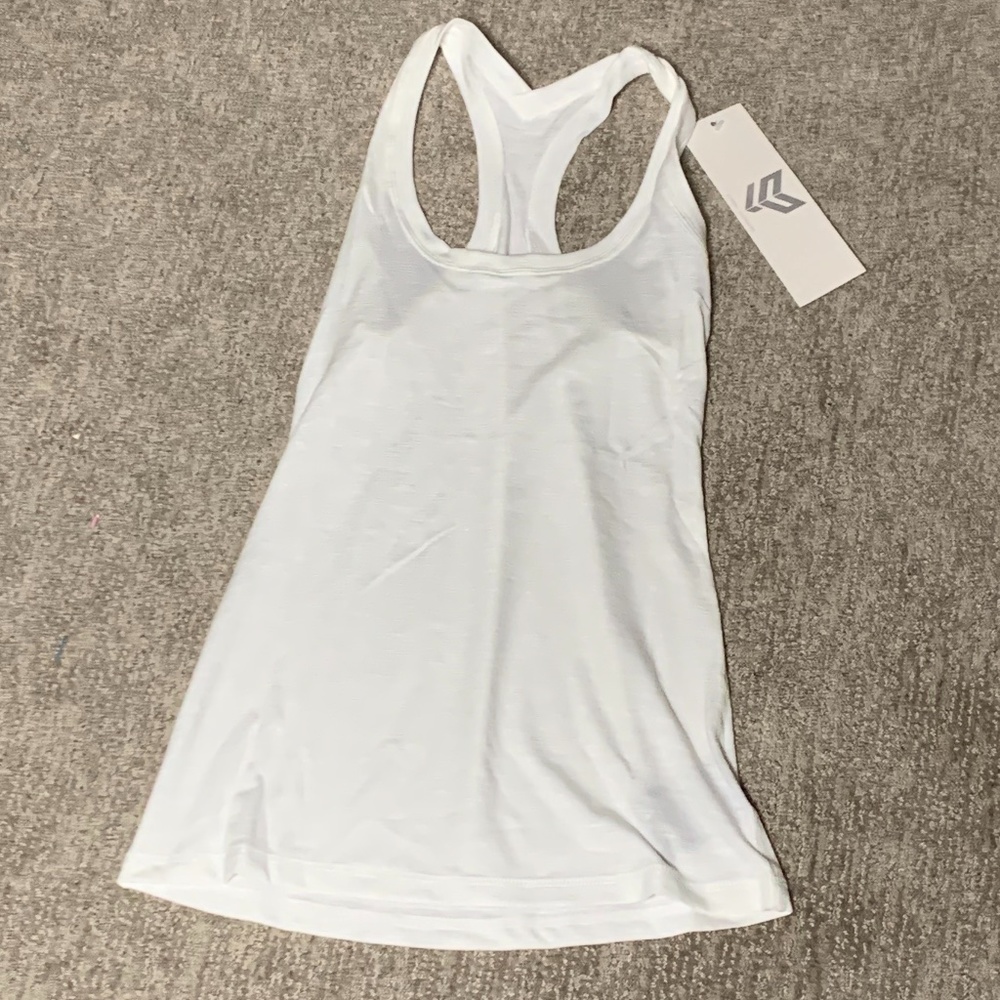 Women's White Strong Physiquez Tank Top